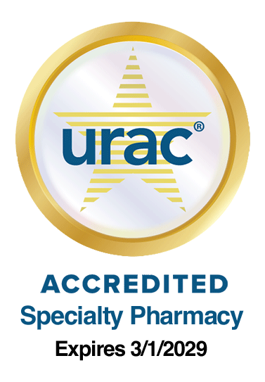 URAC Accredited Specialty Pharmacy - Expires 3/1/2029
